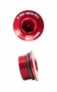 Q-Axle Einstellkappe M20x1.0 rot