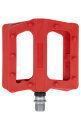 QX-series Cross Pedal Nylon with Pins red, nylon pins