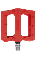 QX-series Cross Pedal Kunsttoff mit Pins rot, Nylon Pins