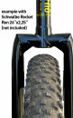 Profi unicycle 559 mm (26") unicycle Q-Axle black