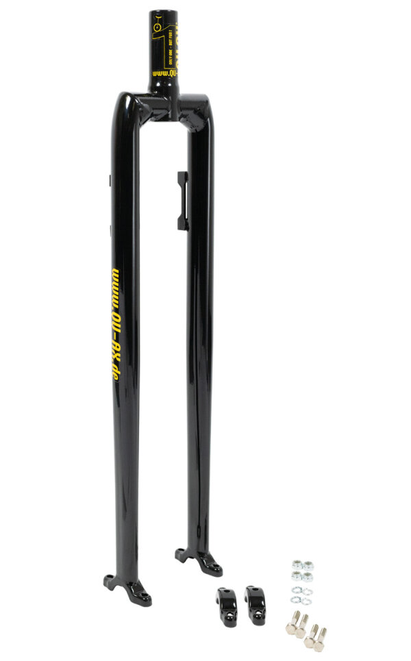 787 mm (36") unicycle frame, steel, black