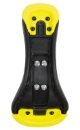 QU-AX Standard Einradsattel, schwarz, gelb