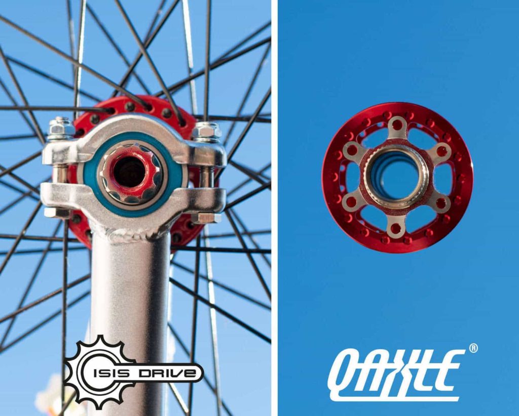 Comparison of Axle diameter of ISIS and Q-Axle