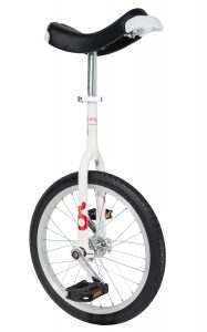 OnlyOne unicycle 355 mm (18″) white