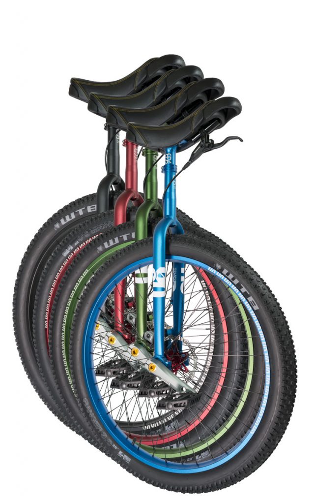 QX-series #rgb 29" unicycles