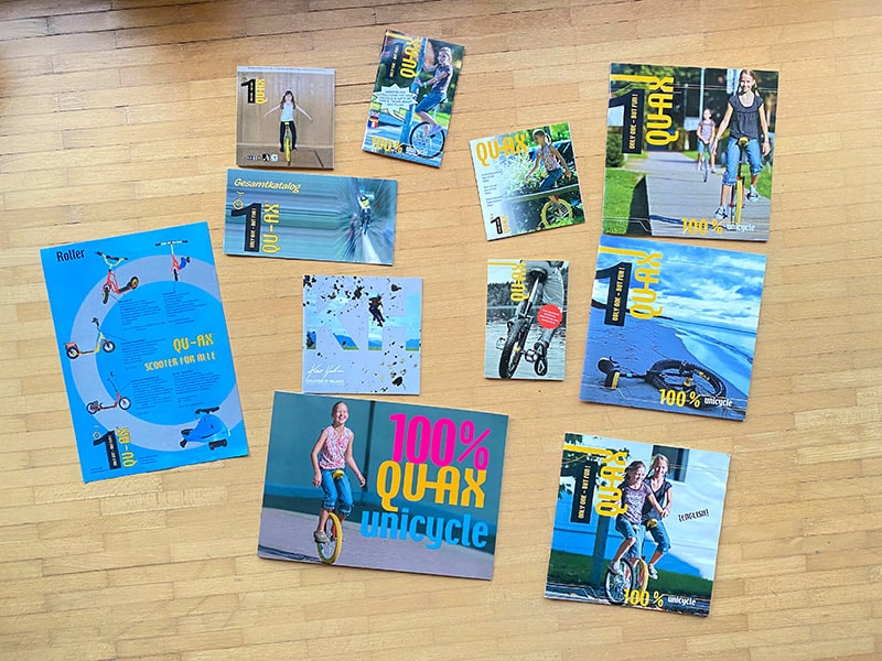 Unicycle catalogues by QU-AX