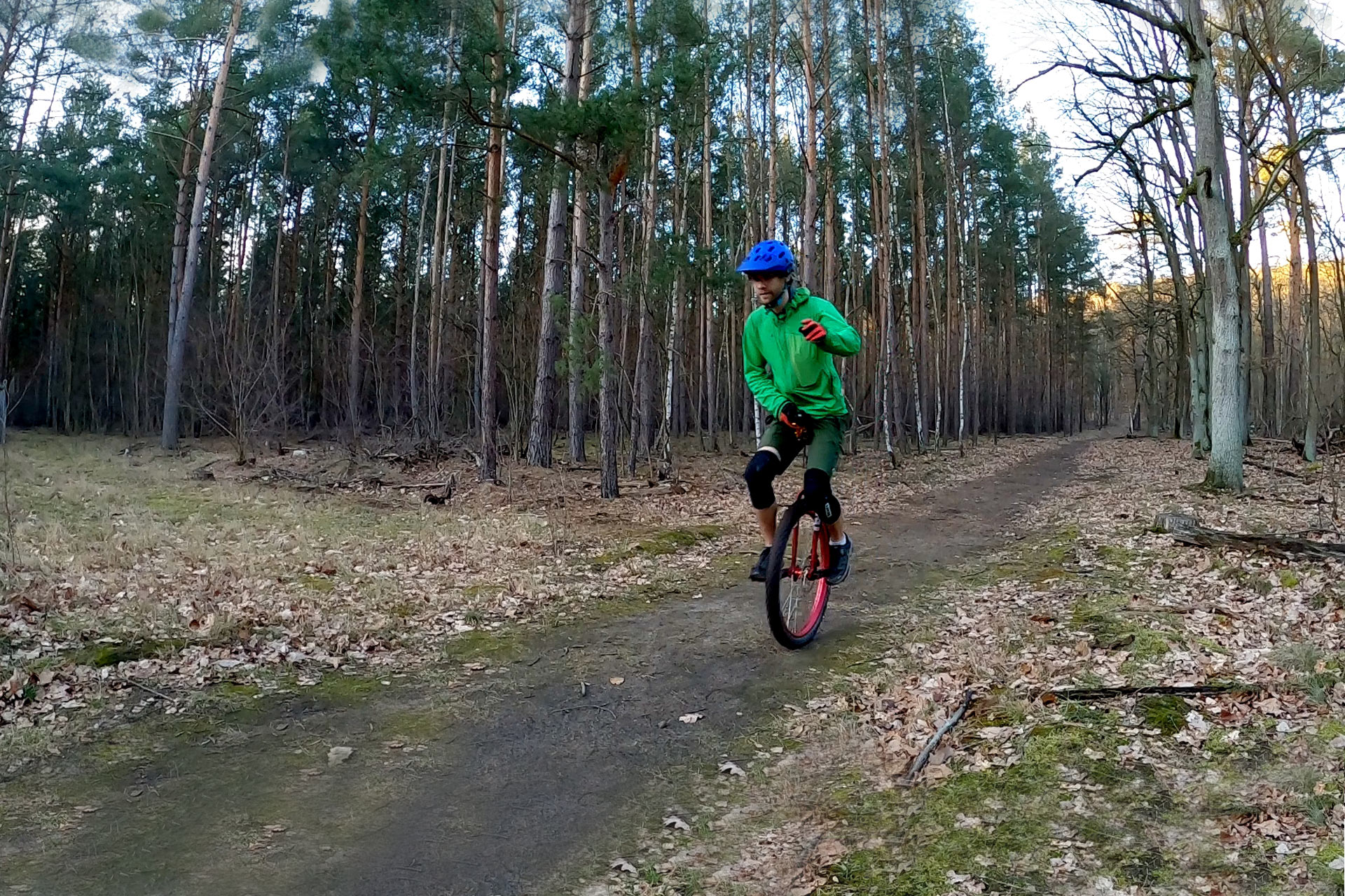 Finn shows us how to Freewheel unicycle in this video